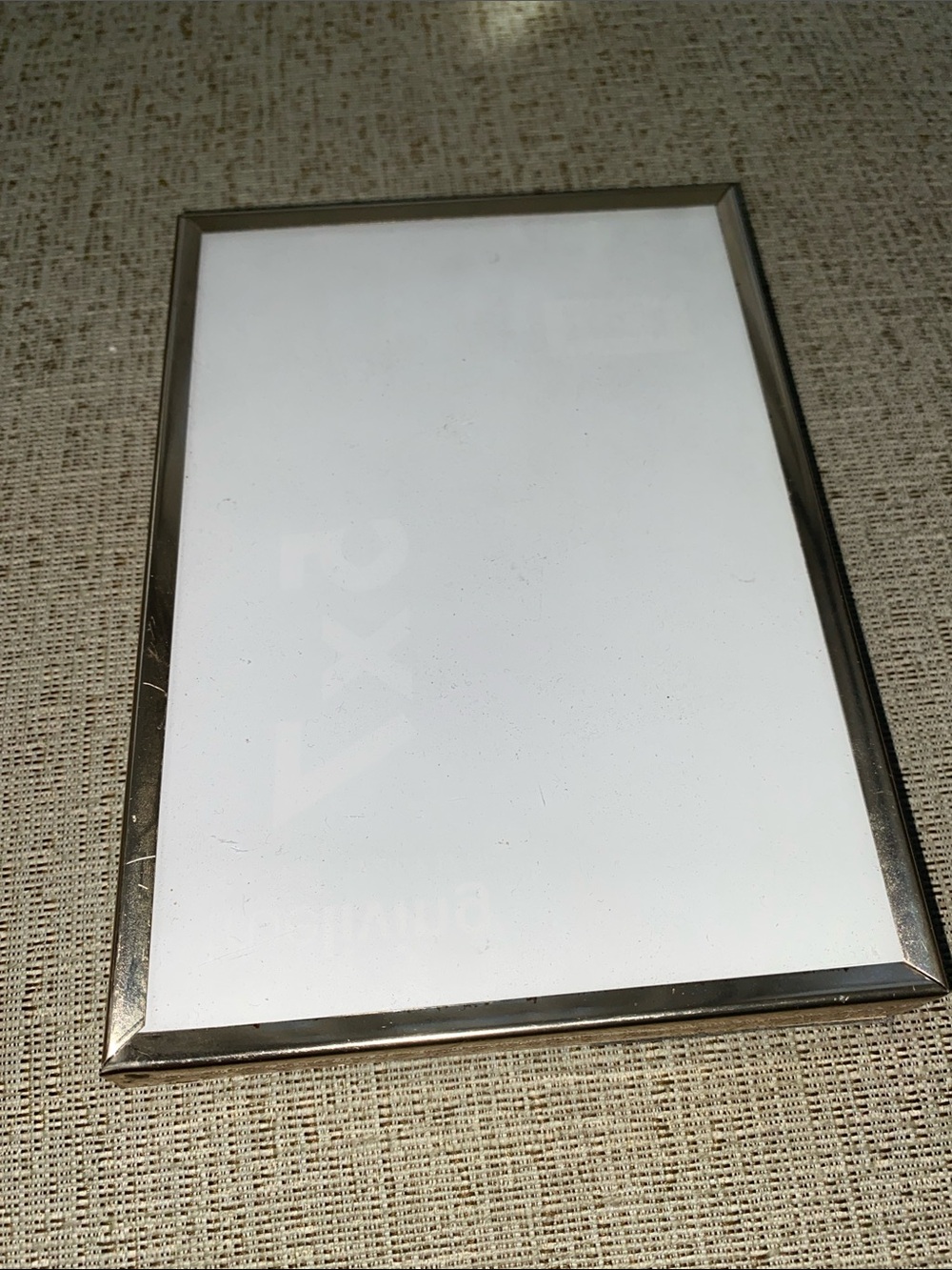 Vintage Gold-tone  Rectangular Photo Frame